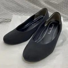 Romeo Valentino パンプス ヒール ブラック 黒 スエード