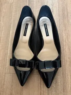 FABIO RUSCONI ファビオ ルスコーニ リボン付き　フラットシューズ