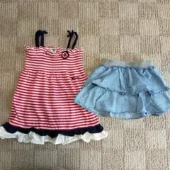 オシュコシュビゴッシュ　ワンピース　ベビーギャップ　スカート　女の子　80 90