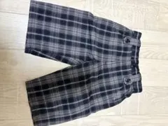 COMME CA ISM チェック柄 ハーフパンツ 子供用スーツ100A