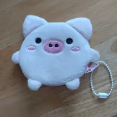 ブタちゃん　ファスナーポーチ　コインケース