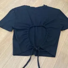 GORGEゴージ　バックオープンTシャツ　背中開きT クロップド丈のサムネイル