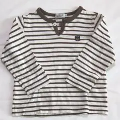 ミキハウス ダブルビー ロンT 長袖 90cm