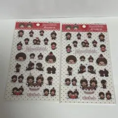 【新品】セリア　モンチッチ　ぷくっとシール　2枚セット