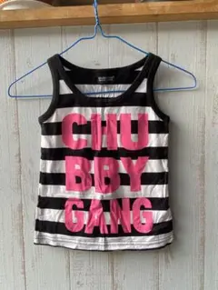希少性　【CHUBBYGANG／チャビーギャング】ボーダー タンクトップ　110