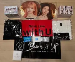 NiziU デビューCD BOX(限定版)、WITHU会員特典、ポロシャツ他