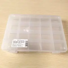 セリア SIKIRI 20 仕切りケース 収納ケース 小物整理 透明