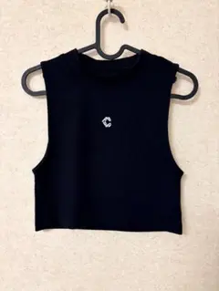 CRONOS ノースリーブ タンクトップ ブラック s - メルカリ