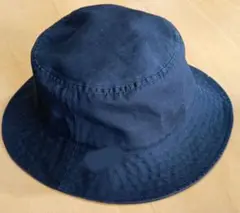 無印良品 ネイビー バケットハット 57.5〜59cm 綿100%