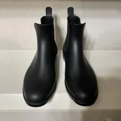 ブラック ゴム製 チェルシーブーツ