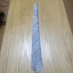 Dominique France 波模様 ネクタイ