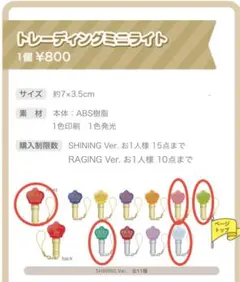 【うたプリ】マジLOVELIVE 7th STAGE ミニライト・リングライト