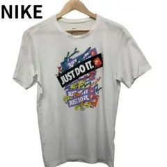 ナイキ　Tシャツ 半袖　ホワイト　ロゴプリント　スポーツ系　カジュアル