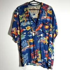 ブランド古着！KEONI OF HAWAII × STUDIO写楽 ハワイアン KEONI OF HAWAII（ケオニオブハワイ） 】 半袖アロハシャツ
