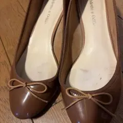 バレエシューズ　ヒール　シューズ