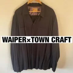 WAIPER×TOWN CRAFT Rayon Open Collar シャツ