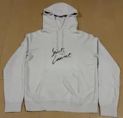 SAINT LAURENT ホワイト パーカー フーディ XS サンローランパリのサムネイル