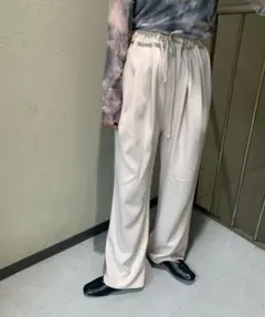 Kastane カラバリタックジャージーパンツ