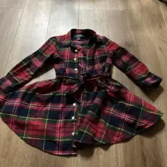 RALPH LAUREN チェック柄ワンピース 3T