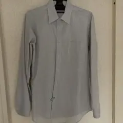 Mr. JUNKO ストライプ 長袖シャツブラウンストライプ