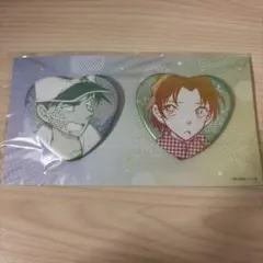 名探偵コナン コナンランド ペアシリーズ缶バッジアクリルスタンド服部