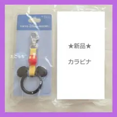 ディズニー ミッキー つり革 吊革 カラビナ キーチェーン リゾートライン