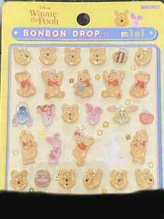 【正規品】ボンボンドロップシール ミニ プーさん Disney おすそわけ