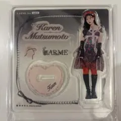 松本かれん　LARME fes アクリルスタンド FRUITS ZIPPER