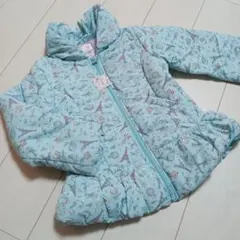 【130】訳あり 未使用 マザウェイズ 水色 中綿コート