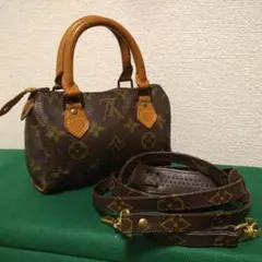 貴重⭕️ビンテージ⭕️ルイヴィトン　ミニスピーディー　ショルダー付　旧型仕様
