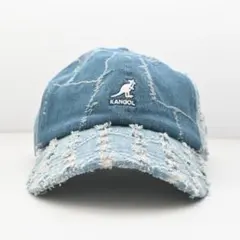 KANGOL カンゴール 加工 パッチワーク デニム キャップ インディゴのサムネイル