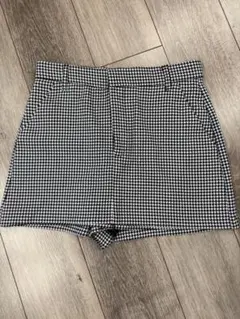 ZARA 千鳥柄ミニスカート　S