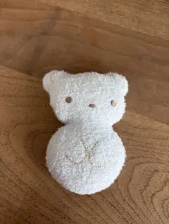 クマ型ラトル ホワイト　ファミリア