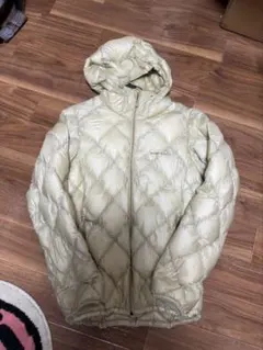 mont-bell ダウンジャケット フード付き アイボリー