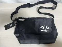 【新品タグ付】アンブロ ショルダーバッグ 黒 メッシュ UUAMJA62