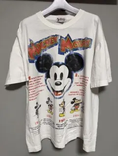 ディズニー コミック ヴィンテージ Tシャツ 総柄 Mサイズ 漫画 