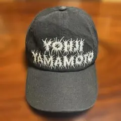 Supreme×YOHJI YAMAMOTO 刺繍入り黒キャップ