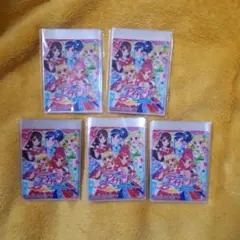 アイカツ カード モーリーファンタジー限定 スリーブ スクールドレス柄 非売品