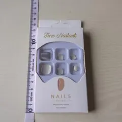 Fine Nailart ネイルチップ 8個セット フットネイル