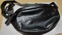 LUOMEINISHA ボディバッグ ブラック