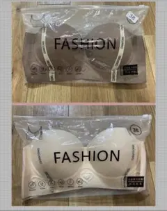 CHANTONS ブラジャー Lサイズ　ブラウン、ベージュの２色セット