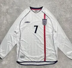 【国内正規 01-03 England Home L/S Beckham #7】のサムネイル
