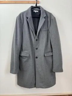 チェスターコート　improves グレー【XL】