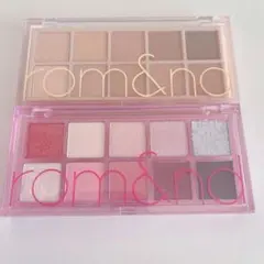 【rom&nd】アイシャドウパレット 10色 ベターザンパレットシリーズ 計2点