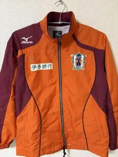 Mizuno ピステ・ウィンドブレーカー オレンジ/マルーン