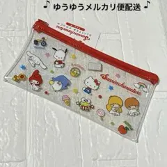 サンリオ　ハローキティ　シナモロール　キキララ けろけろけろっぴ　フラットポーチ