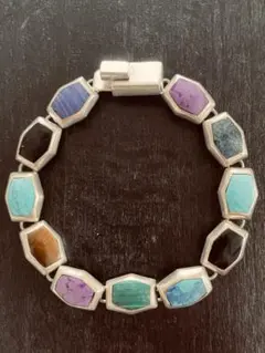 インディアン Mexico メキシコ ターコイズ シルバー925 ブレスレット