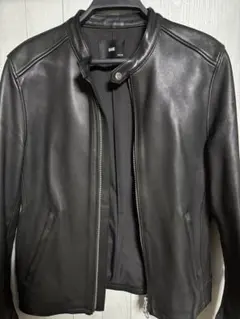 HARE ブラック シングルライダース　メンズジャケット M