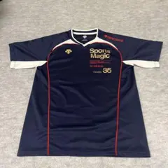 DESCENTE Sports Magic 半袖シャツ M ネイビー