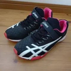 asics キッズ スニーカー 24.0cm ブラック/ピンク